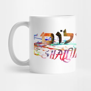 Shalom Hebrew Word Mug